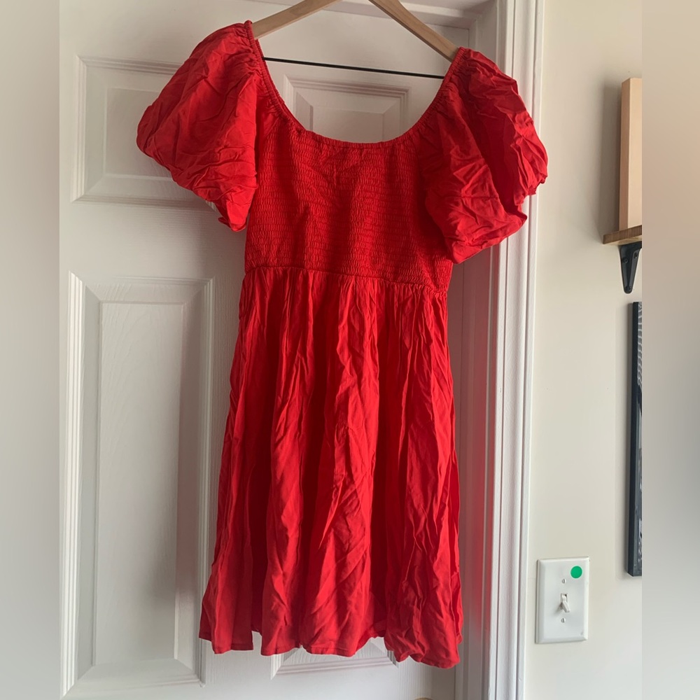 🌸Smocked Puff Sleeve Dress - Picture 4 of 4